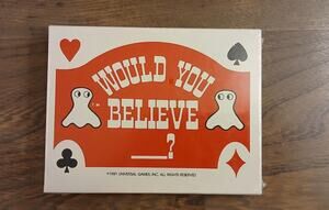 Vintage 1981 Would You Believe Card Game Sealed Edition couples games